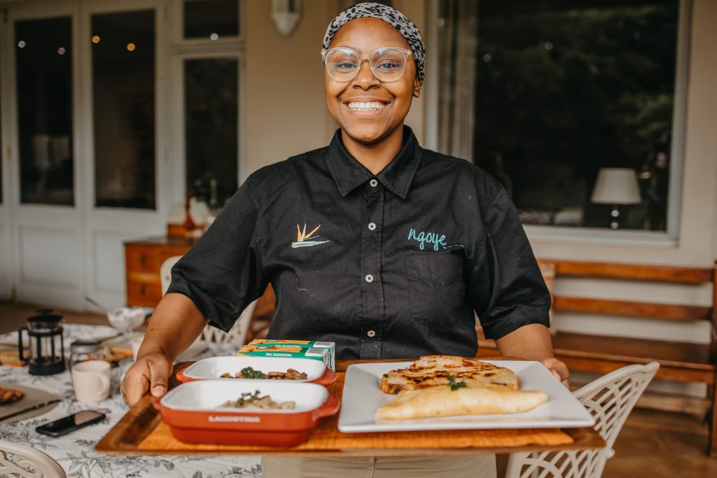 Breakfast at Ngoye Lodge in Mtunzini